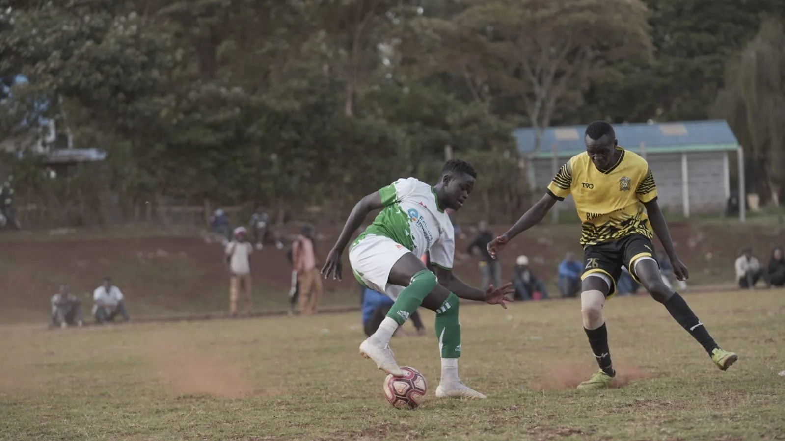 Kibra United: contesting the ball.