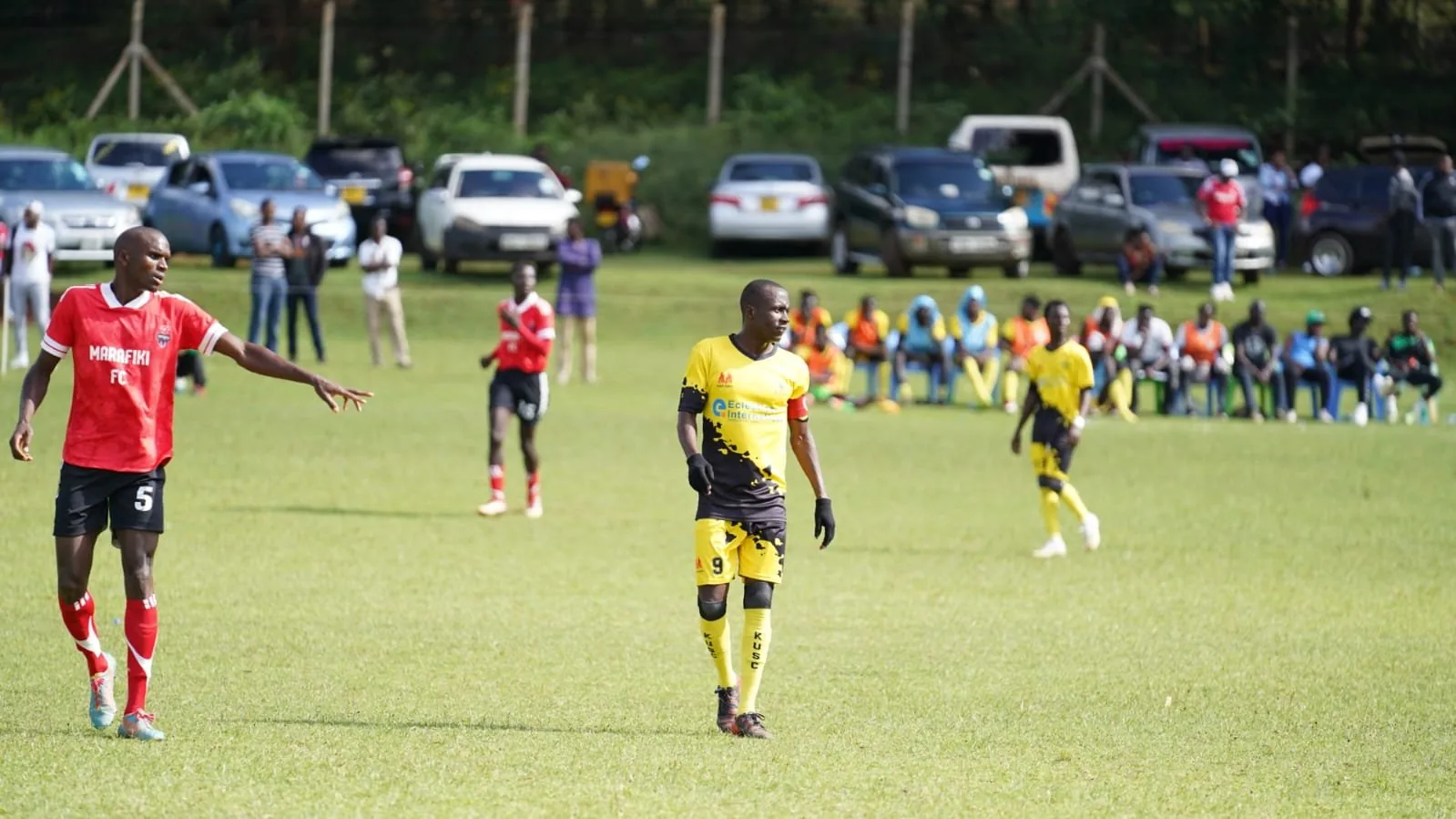 Kibra United: the whistle goes.