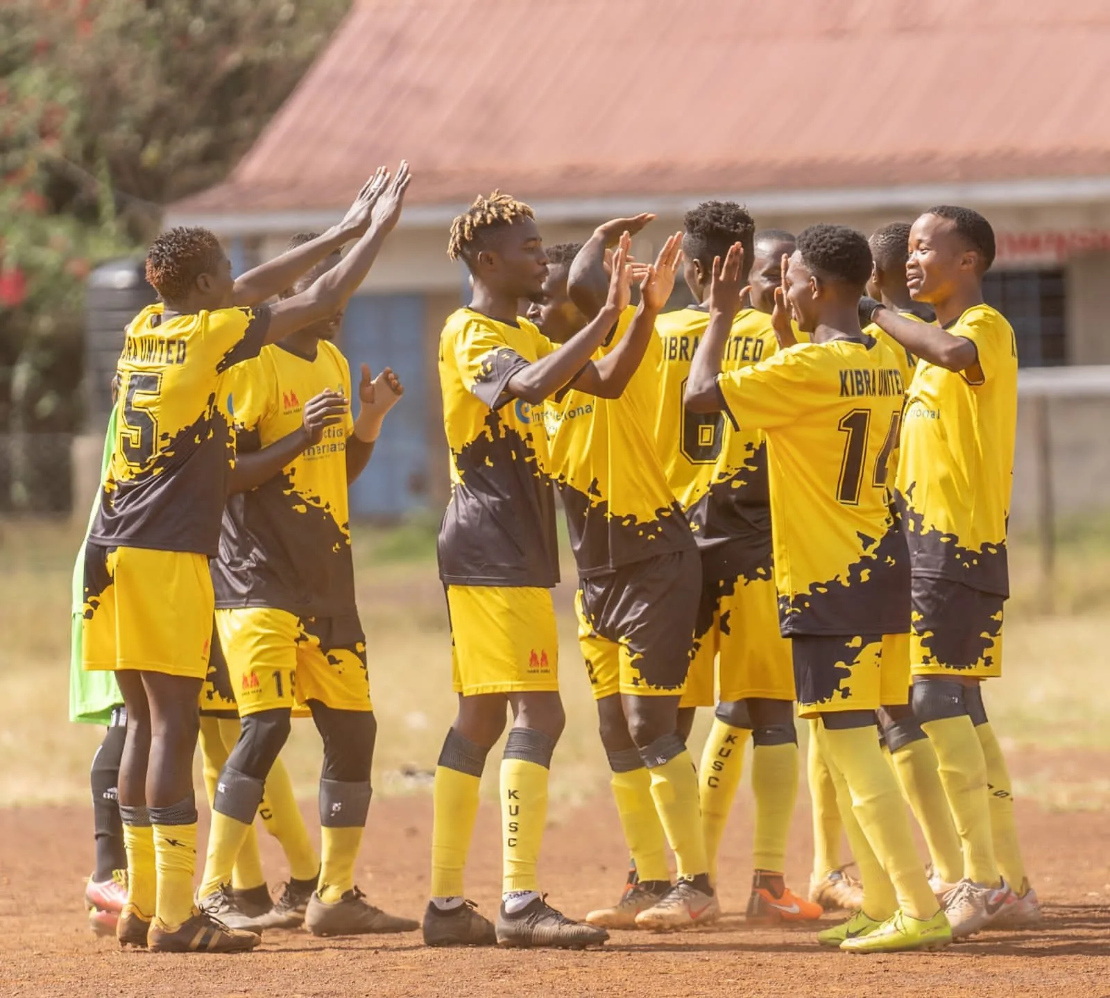 Kibra United: celebrating together.