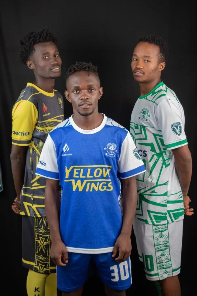 Kibra United: three kits, january 2023.