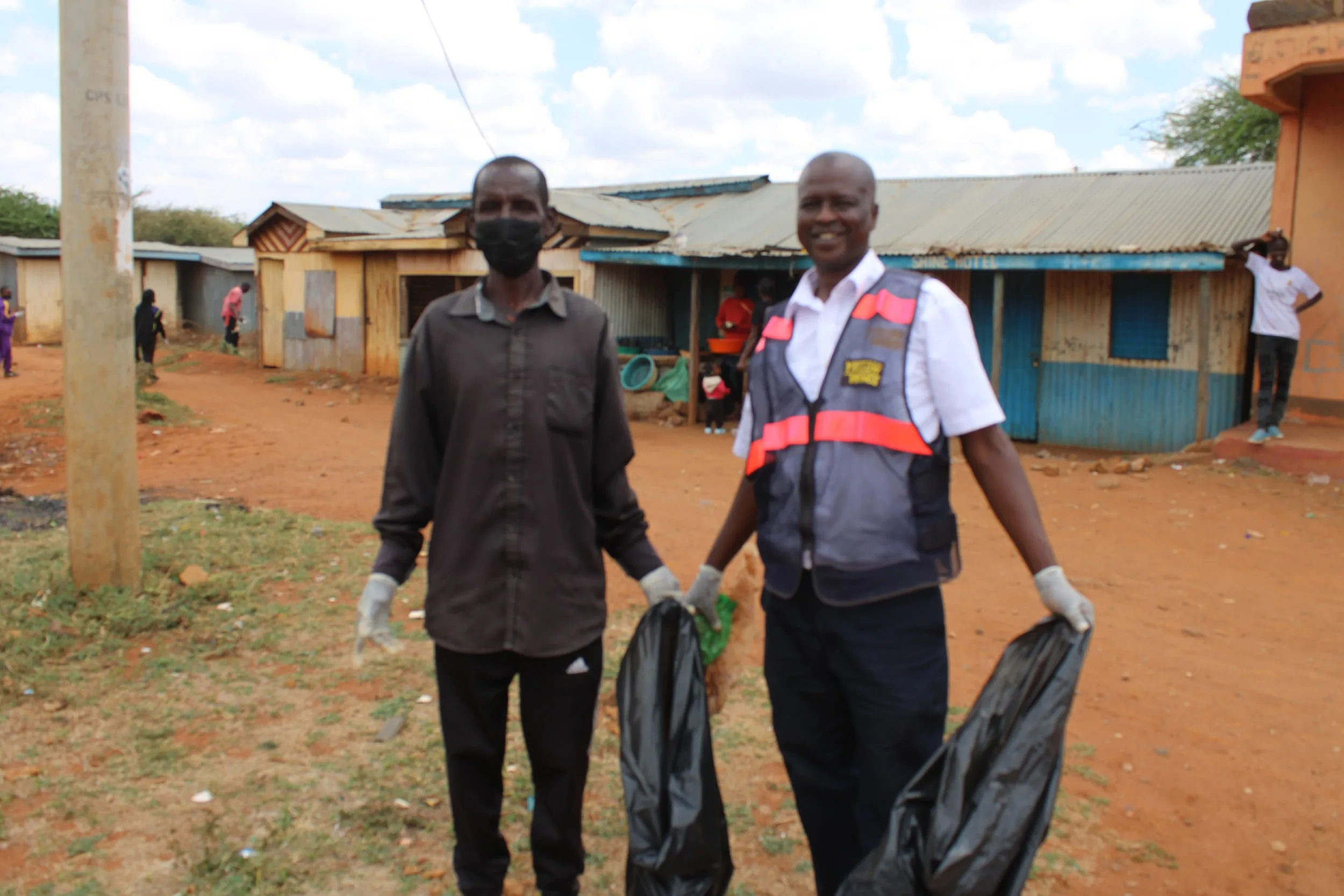 Saikeri clean-up: the main street.